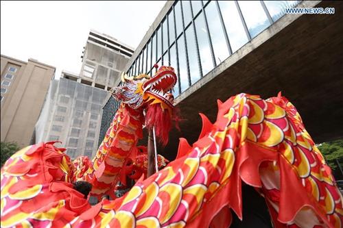 Brazil, Tết nguyên Đán, múa rồng