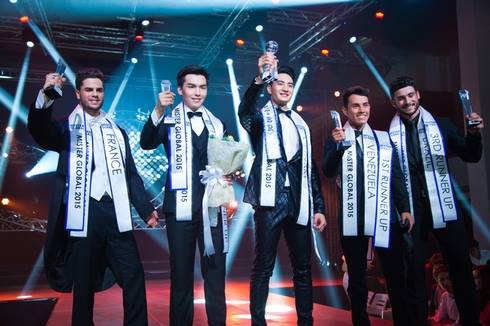 Văn Sơn đăng quang đêm chung kết Mister Global 2015 diễn ra tại Thái Lan 