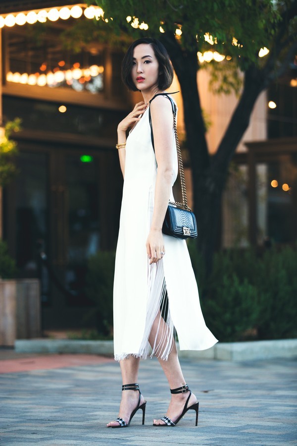 váy xẻ cao