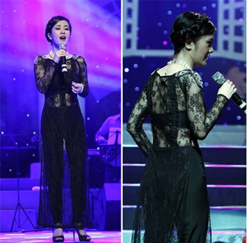 Áo xuyên thấu chịu chơi của diva Hồng Nhung - 7
