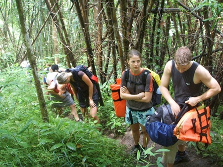 Làng bản Chiang Mai của Thái Lan rất thích hợp khám phá bằng hình thức trekking.
