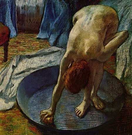 Bức “Người phụ nữ trong chậu tắm” (Edgar Degas - 1886)