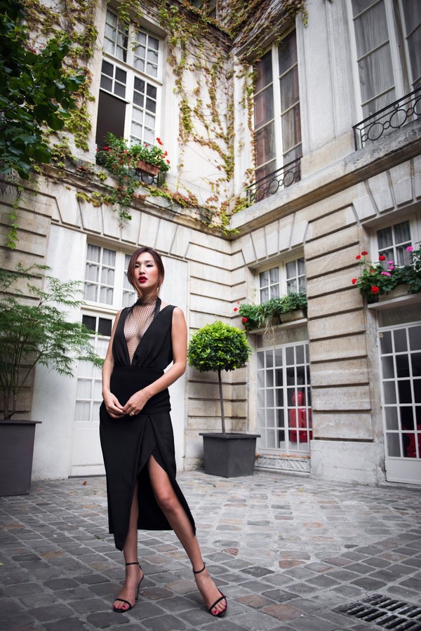 váy xẻ cao