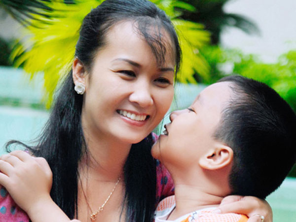 Chị Huệ luôn nở nụ cười tươi