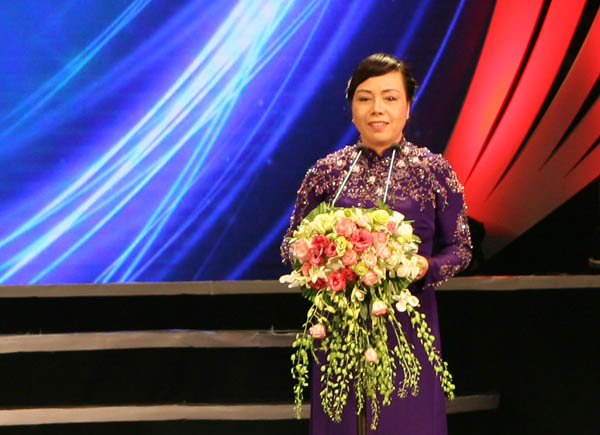 Bộ trưởng Nguyễn Thị Kim Tiến phát biểu tại chương trình.