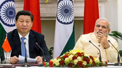 Chủ tịch Trung Quốc Tập Cận Bình và Thủ tướng Ấn Độ Narendra Modi, 