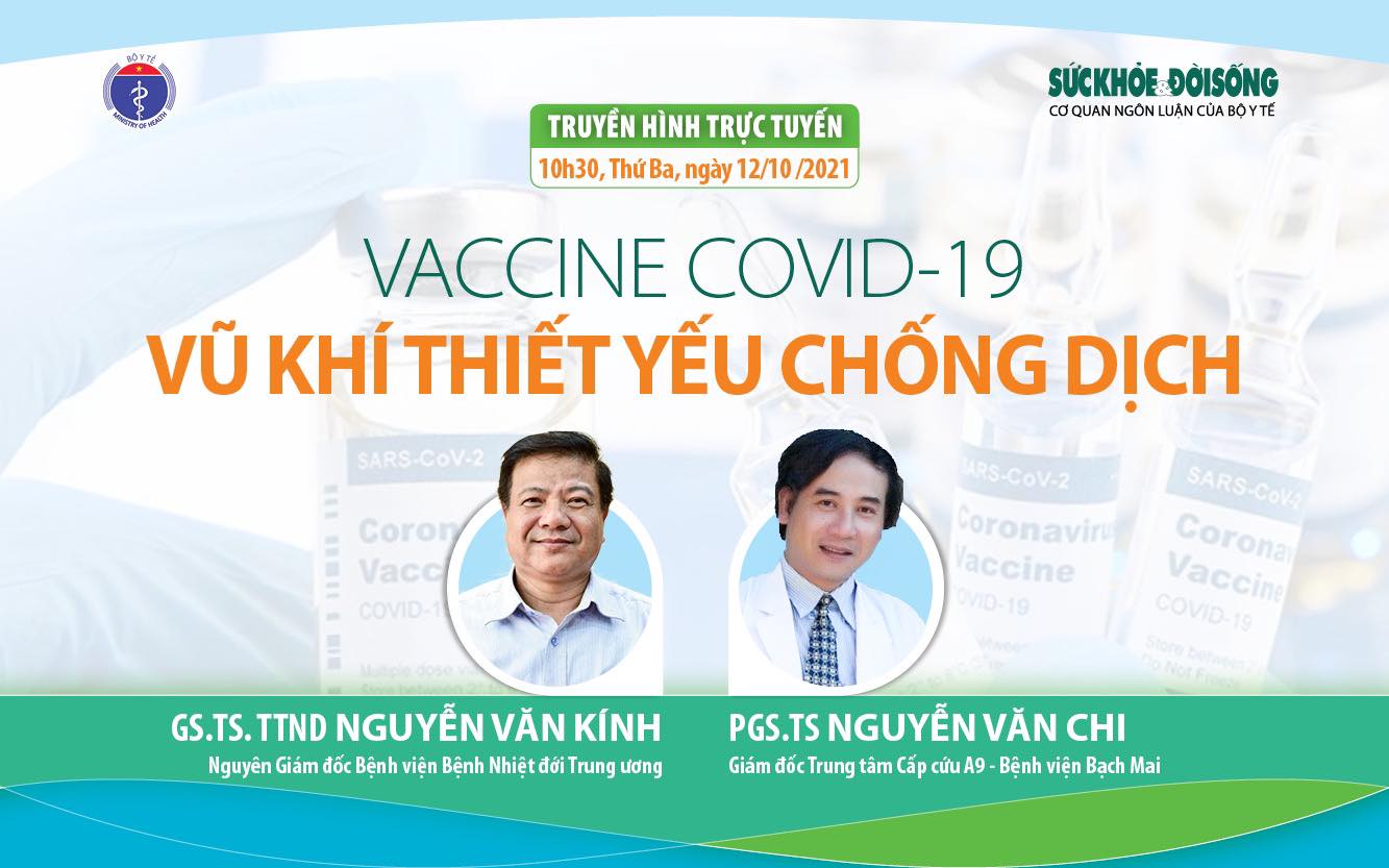 Ngày mai, Truyền hình trực tuyến: Vaccine COVID-19, vũ khí thiết yếu chống dịch