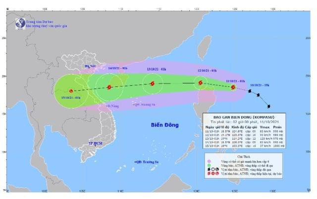 Bão số 8 cường độ mạnh sắp vào biển Đông, miền Bắc mưa tầm tã những ngày tới - Ảnh 1.