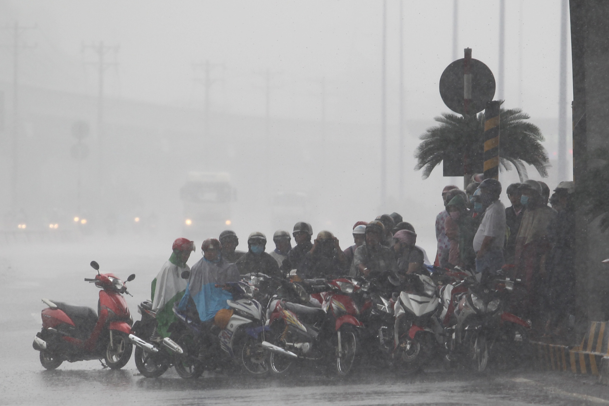 Bão số 8 suy yếu thành ATNĐ, áp sáp Thanh Hóa - Nghệ An, mưa như trút tại miền Bắc và Trung Bộ - Ảnh 2.