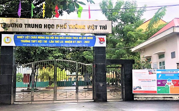 Học sinh 8 trường THPT tại Phú Thọ tạm nghỉ học để phòng dịch COVID-19
