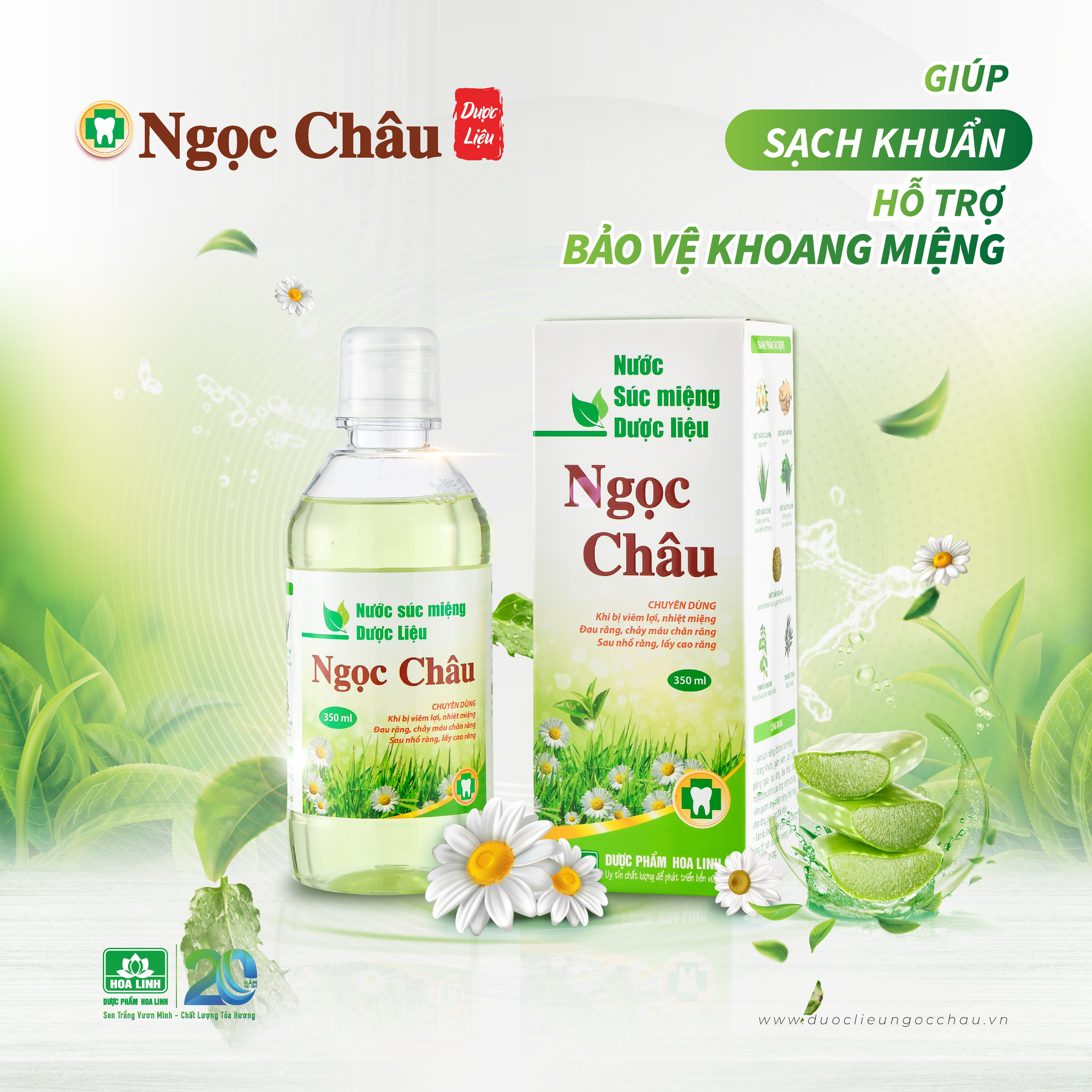 Cách sử dụng nước súc miệng thảo dược đúng cách