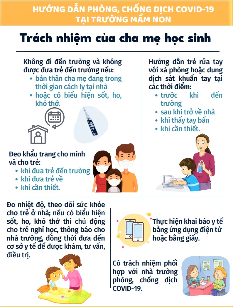 Để trẻ mầm non đến trường an toàn trong dịch COVID-19