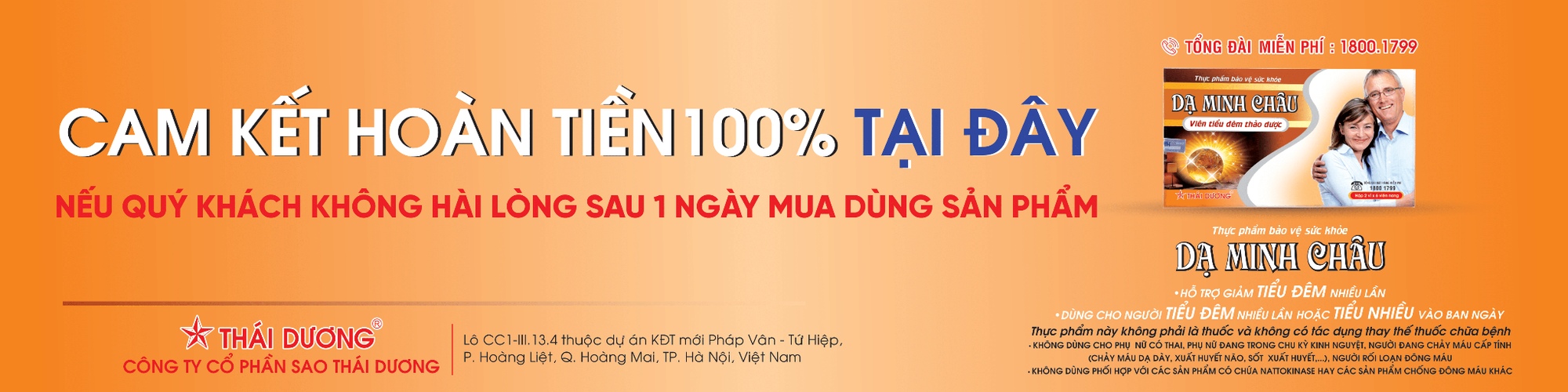 Sao Thái Dương cam kết hoàn 100%  tiền nếu không hài lòng sau 1 ngày dùng sản phẩm - Ảnh 1.
