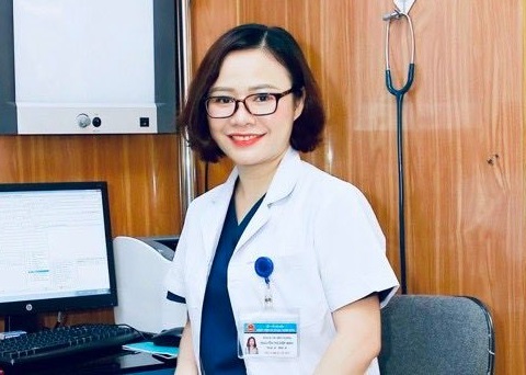 Thạc sĩ, Bác sĩ Nguyễn Thị Diệp Anh  Khoa Tai Mũi Họng, BV Đa khoa Xanh Pôn, Hà Nội