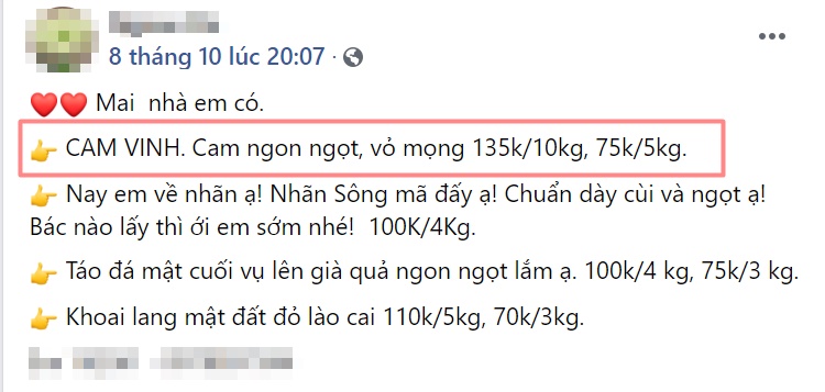 Cam Vinh giá rẻ chỉ 7 nghìn/kg mỏng vỏ, mọng nước, ít hạt bán tấp nập trên thị trường - Ảnh 7.