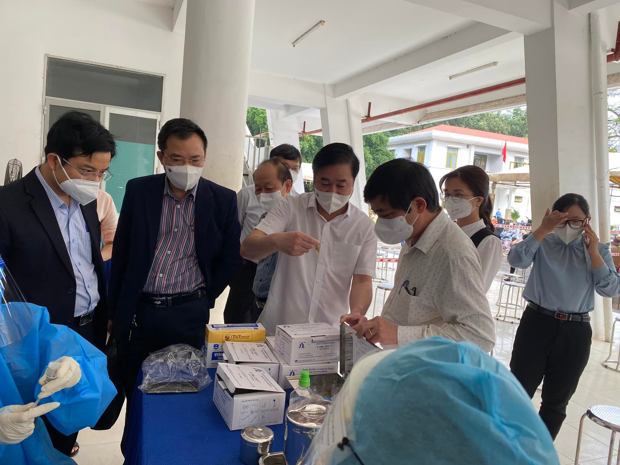 Đoàn Bộ Y tế kiểm tra công tác tiêm chủng tại Trung tâm Thi đấu Thể thao tỉnh Tây Ninh