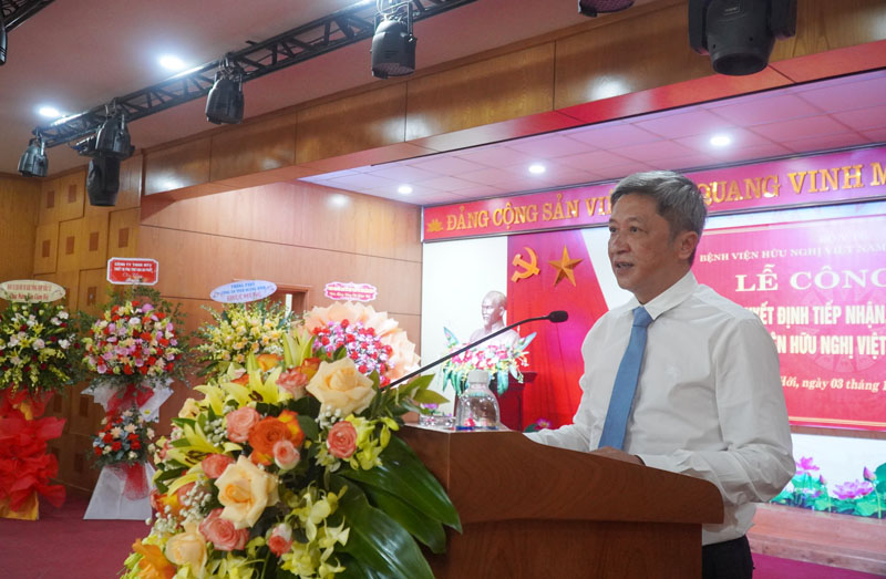 Giám đốc Sở Y tế Quảng Bình giữ chức Giám đốc BV Hữu Nghị Việt Nam - Cuba Đồng Hới  - Ảnh 2.