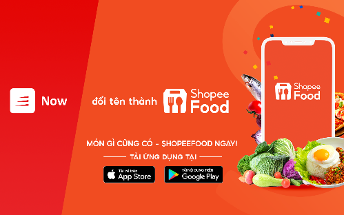 Now chính thức đổi tên thành ShopeeFood