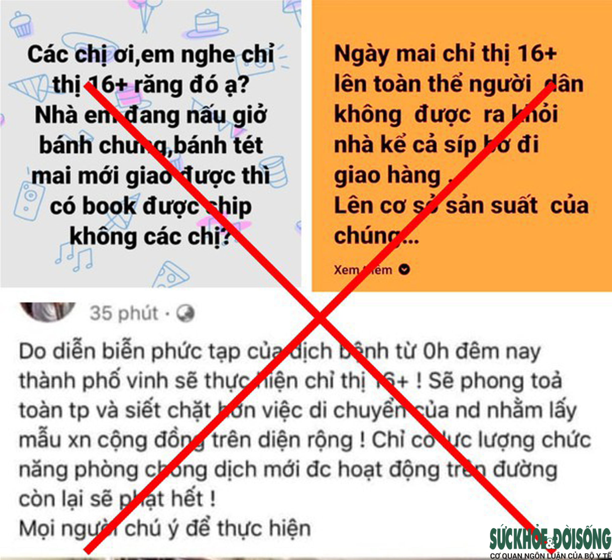 Nghệ An: Phạt 25 triệu đồng đối với 3 trường hợp tung tin &quot;TP. Vinh thực hiện Chỉ thị 16+&quot; - Ảnh 2.