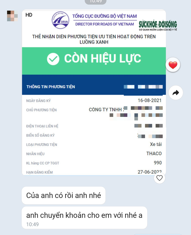 Tiêu cực cấp thẻ “luồng xanh”: Doanh nghiệp đăng ký 8 lần bị trả lại, nhờ dịch vụ “một phát ăn ngay” - Ảnh 3.