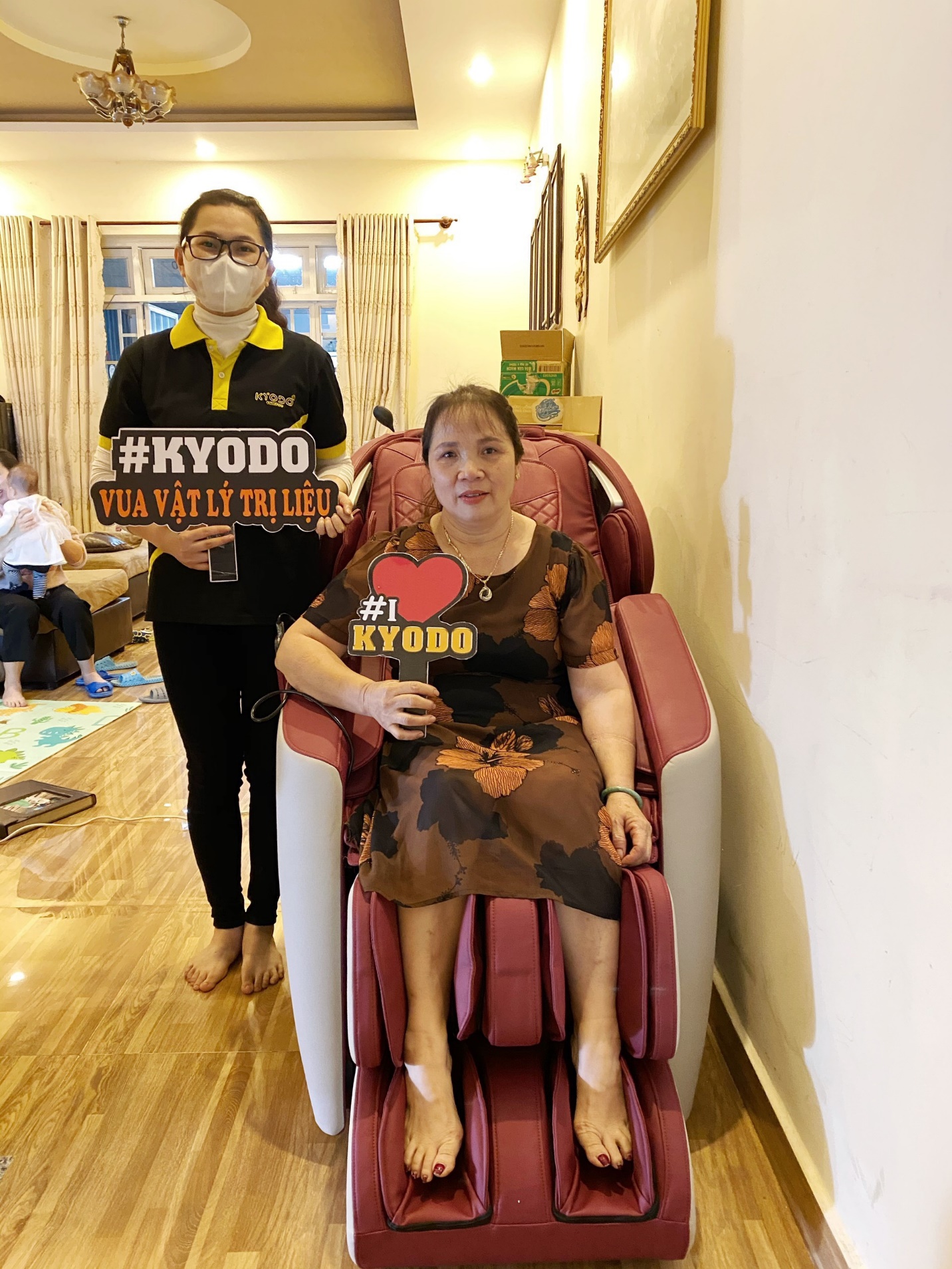 Ghế massage chính hãng KYODO Mẹo lựa chọn sản phẩm chăm sóc sức khoẻ cả gia đình - Ảnh 4.
