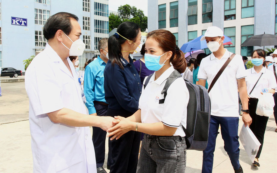 BV Trung ương Thái Nguyên cử cán bộ luân phiên vào T.P Hồ Chí Minh hỗ trợ chống dịch
