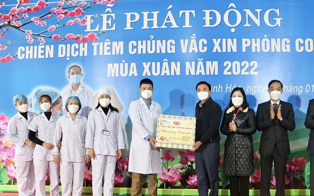 Thanh Hóa phát động Chiến dịch tiêm chủng vaccine phòng COVID-19 mùa Xuân 2022