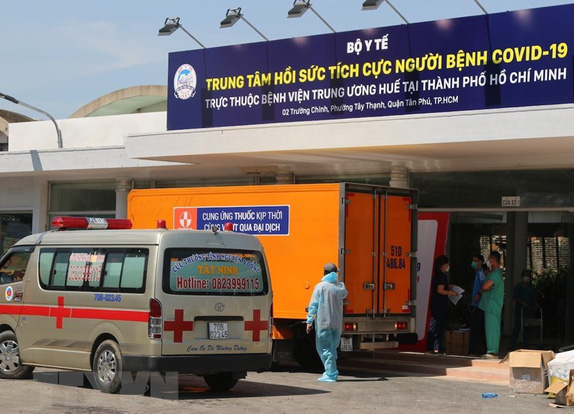 TP.HCM tổ chức lại Bệnh viện dã chiến số 14 theo mô hình tháp 3 tầng - Ảnh 1. TP.HCM tổ chức lại Bệnh viện dã chiến số 14 theo mô hình tháp 3 tầng - Ảnh 1.