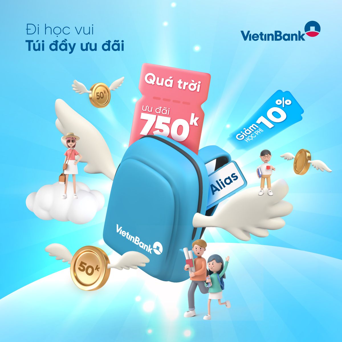 VietinBank tung ưu đãi cho học sinh, sinh viên
