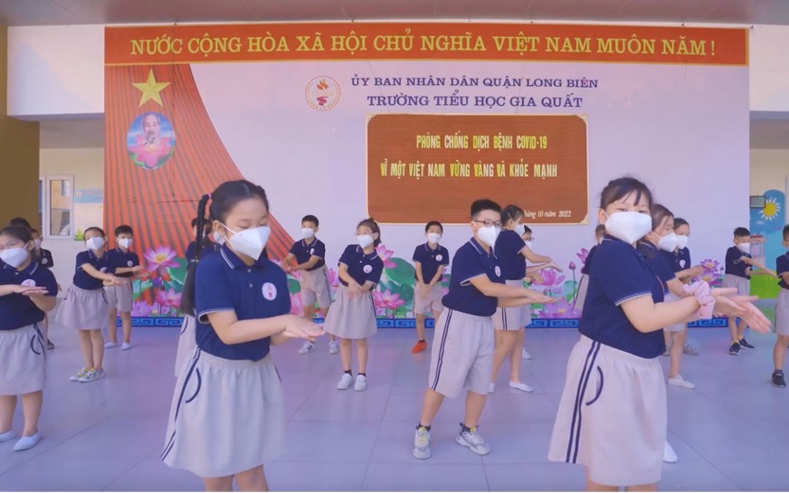 Học sinh tiểu học hào hứng nhảy Vũ điệu 2K+