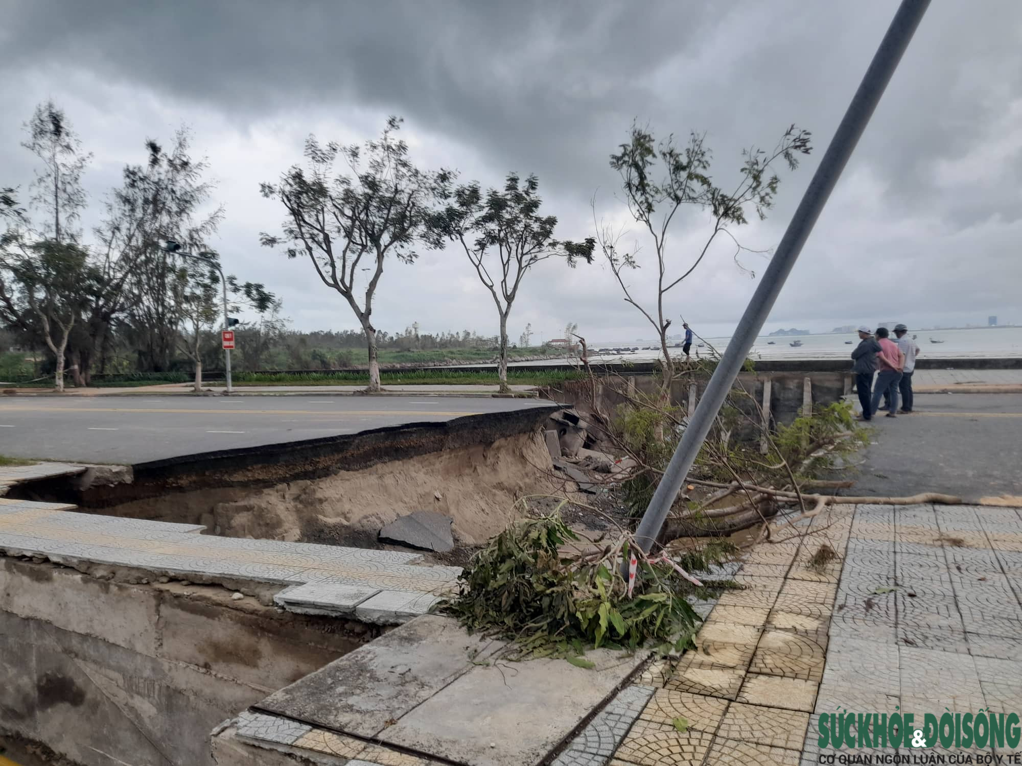 Bán đảo Sơn Trà bị sạt lở nặng sau mưa lũ, nhiều tuyến đường bị nứt toác - Ảnh 4.