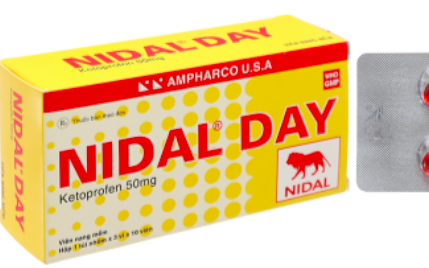 Thu hồi lô thuốc viên nang mềm Nidal Day kém chất lượng