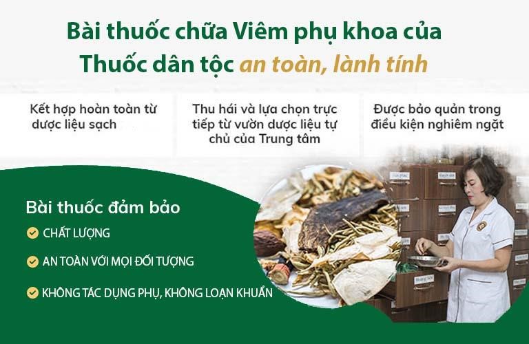 Bài thuốc chữa viêm phụ khoa bằng Đông y chất lượng