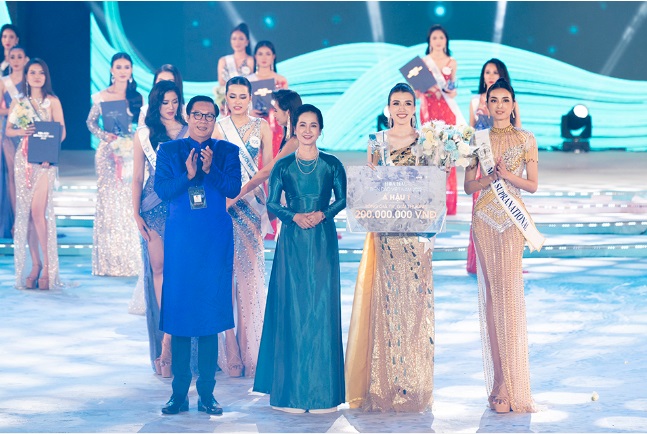 Đinh Như Phương bật khóc khi đăng quang Hoa hậu Biển đảo Việt Nam 2022 - Ảnh 5.