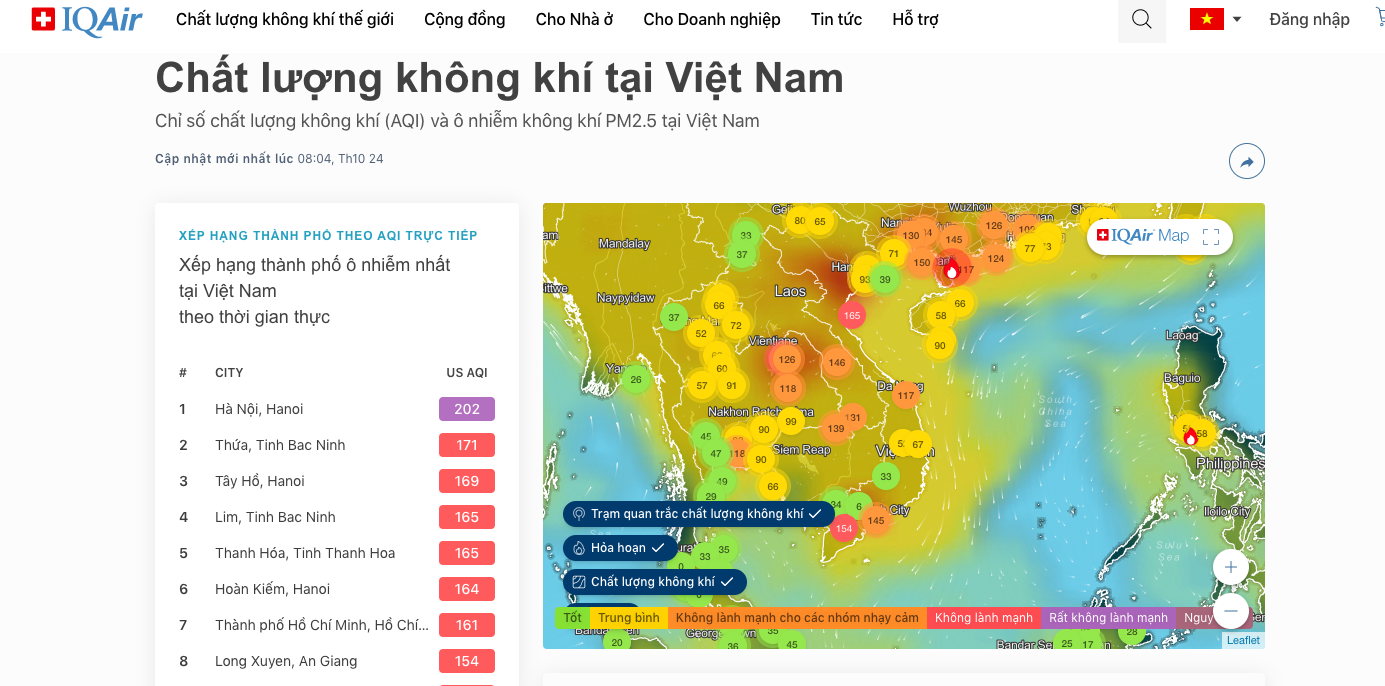 Xây dựng mô hình hệ thống quan trắc chỉ số ô nhiễm không khí trên nền tảng  IoT  Tạp chí tự động hóa ngày nay  Automation today