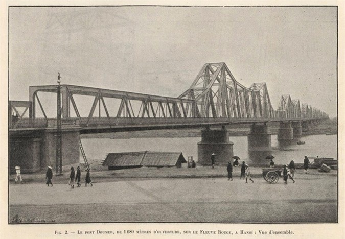 'Lạ mắt' với những bức ảnh quý hiếm về cầu Long Biên xưa - Ảnh 4.