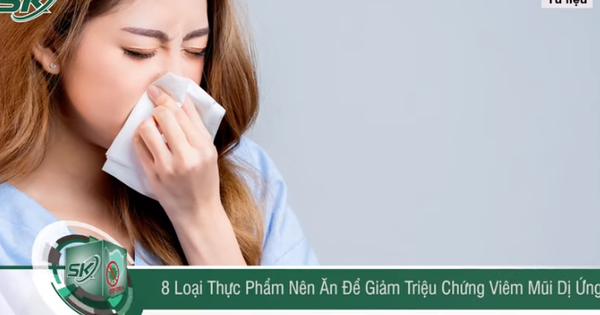 Thực phẩm nên ăn giúp giảm triệu chứng viêm mũi dị ứng khi giao mùa