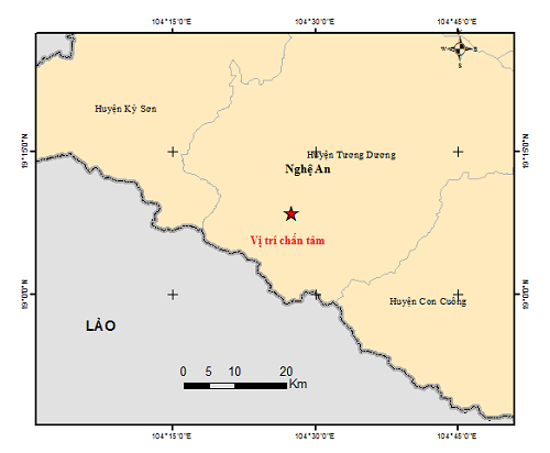 Nghệ An động đất 2.8 độ richter - Ảnh 2.