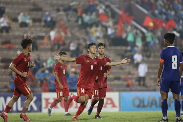 Vòng loại U17 châu Á 2023: Việt Nam thắng đậm Nepal - Ảnh 1.