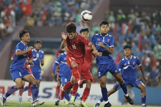 Vòng loại U17 châu Á 2023: Việt Nam thắng đậm Nepal - Ảnh 2.