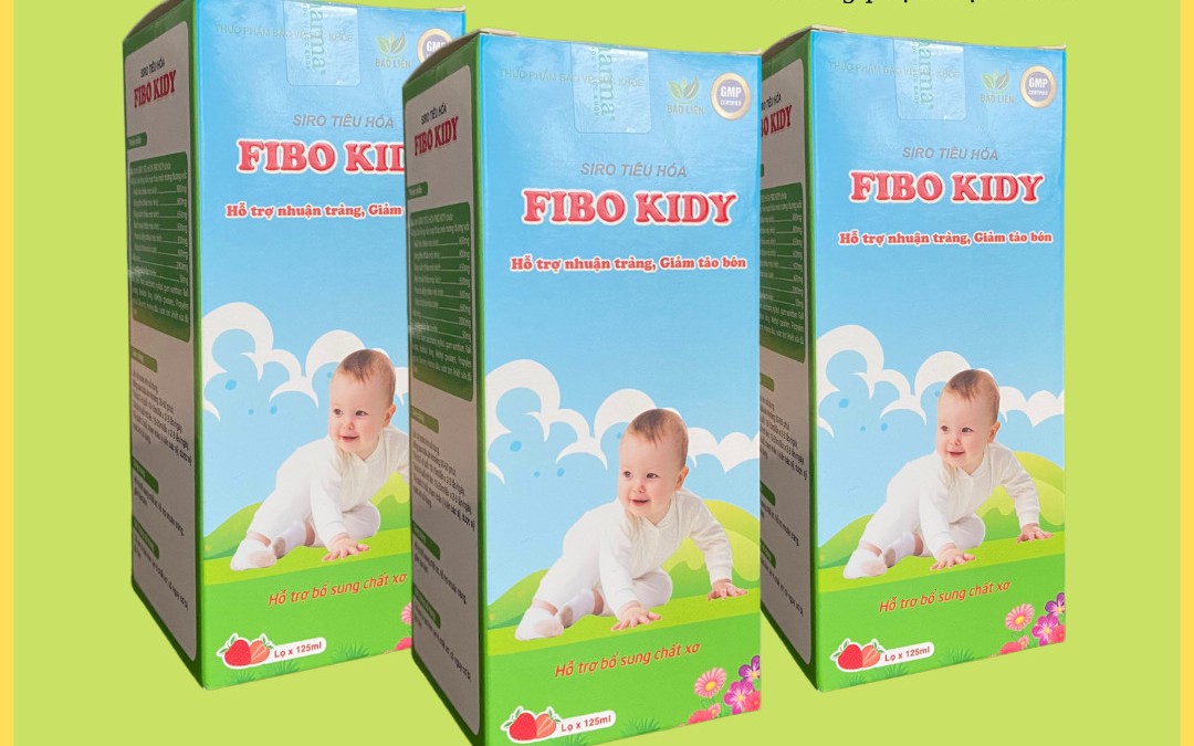 Siro tiêu hóa Fibo Kidy và Siro tiêu hóa Gấu em quảng cáo 'nổ' giải quyết dứt điểm khó tiêu, táo bón ở trẻ