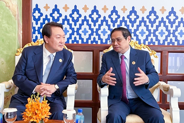 Tổng thống Hàn Quốc: Sẵn sàng hợp tác với Việt Nam về chuyển đổi số, an ninh mạng, công nghệ sinh học - Ảnh 1.