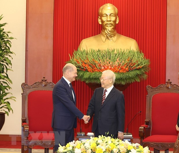 Việt Nam luôn coi trọng quan hệ Đối tác chiến lược với Đức - Ảnh 1. Việt Nam luôn coi trọng quan hệ Đối tác chiến lược với Đức - Ảnh 1.