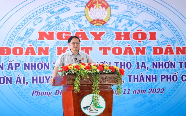 Thủ tướng Phạm Minh Chính: 'Với tinh thần đại đoàn kết, mọi khó khăn đều có thể hóa giải'