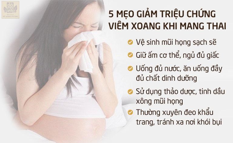 Thông Tin Về Thuốc Trị Viêm Xoang Cho Phụ Nữ Mang Thai