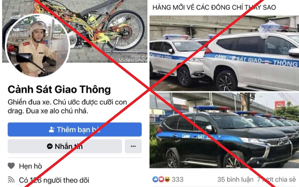 Loạt trang mạng xã hội giả mạo công an để lừa đảo: Bộ Công an cảnh báo ‘nóng’