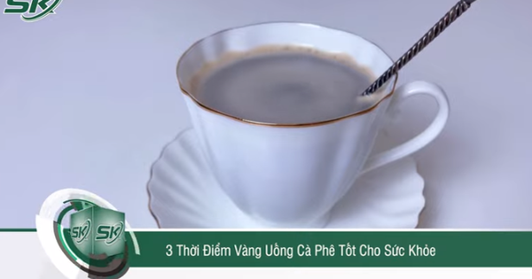 3 thời điểm vàng uống cà phê tốt cho sức khỏe