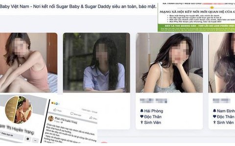 Bộ Công an cảnh báo thủ đoạn mua bán dâm qua hình thức 'Sugar baby - Sugar daddy'