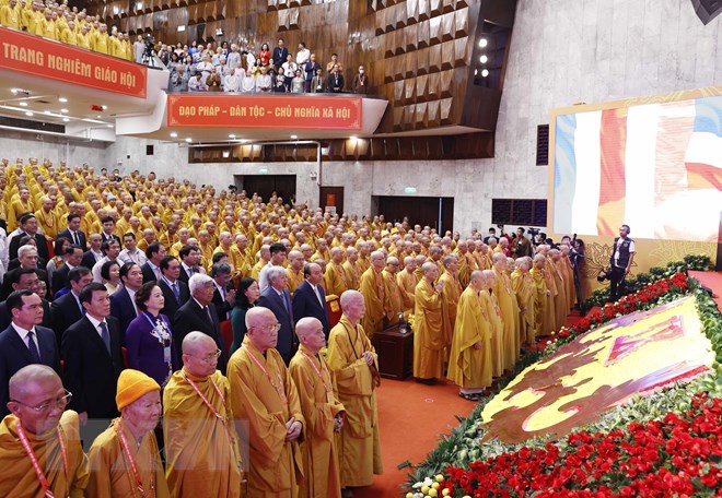 Phát huy truyền thống yêu nước, đồng hành cùng dân tộc của Phật giáo - Ảnh 9.