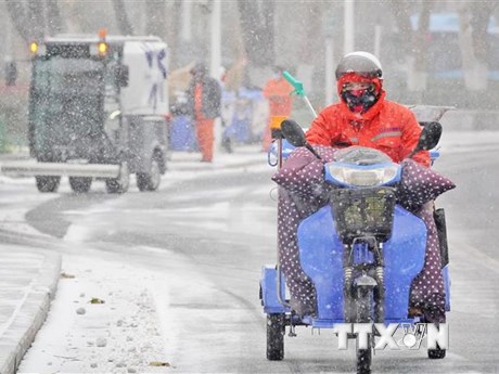 Giá rét bao trùm nhiều địa phương của Trung Quốc và Ấn Độ